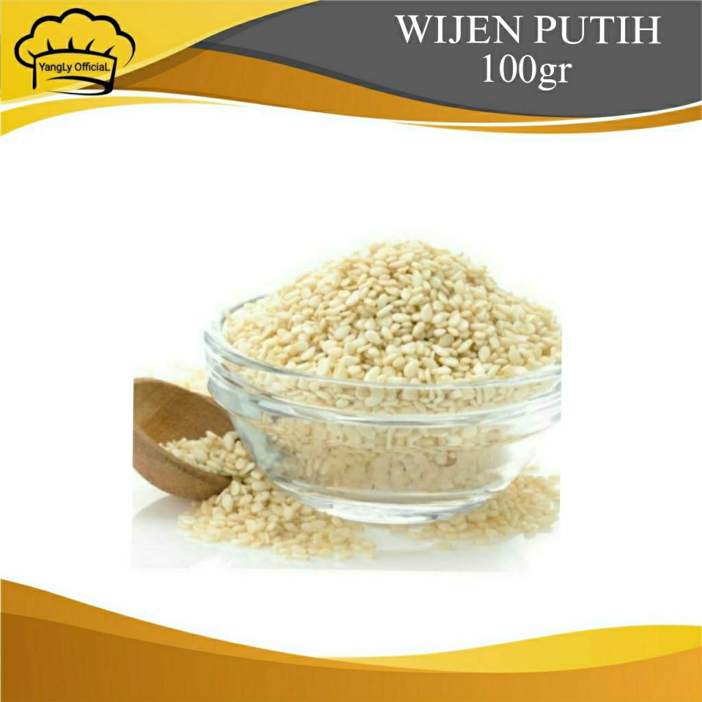 

WIJEN PUTIH 100gr (White Sesame Seeds)