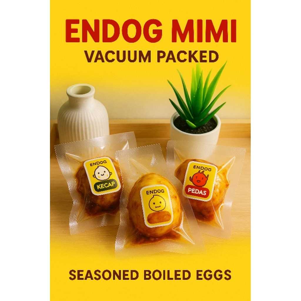 

Endog Mimi Telur bumbu telur enak telor siap makan Rasa Original