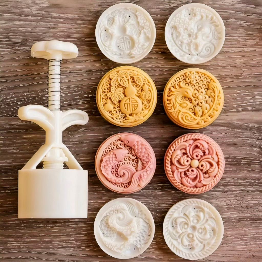 (Terbaru) Cetakan Mooncake 75gr Cetakan Kue Bulan 75gr Cetakan Mooncake Terbaru