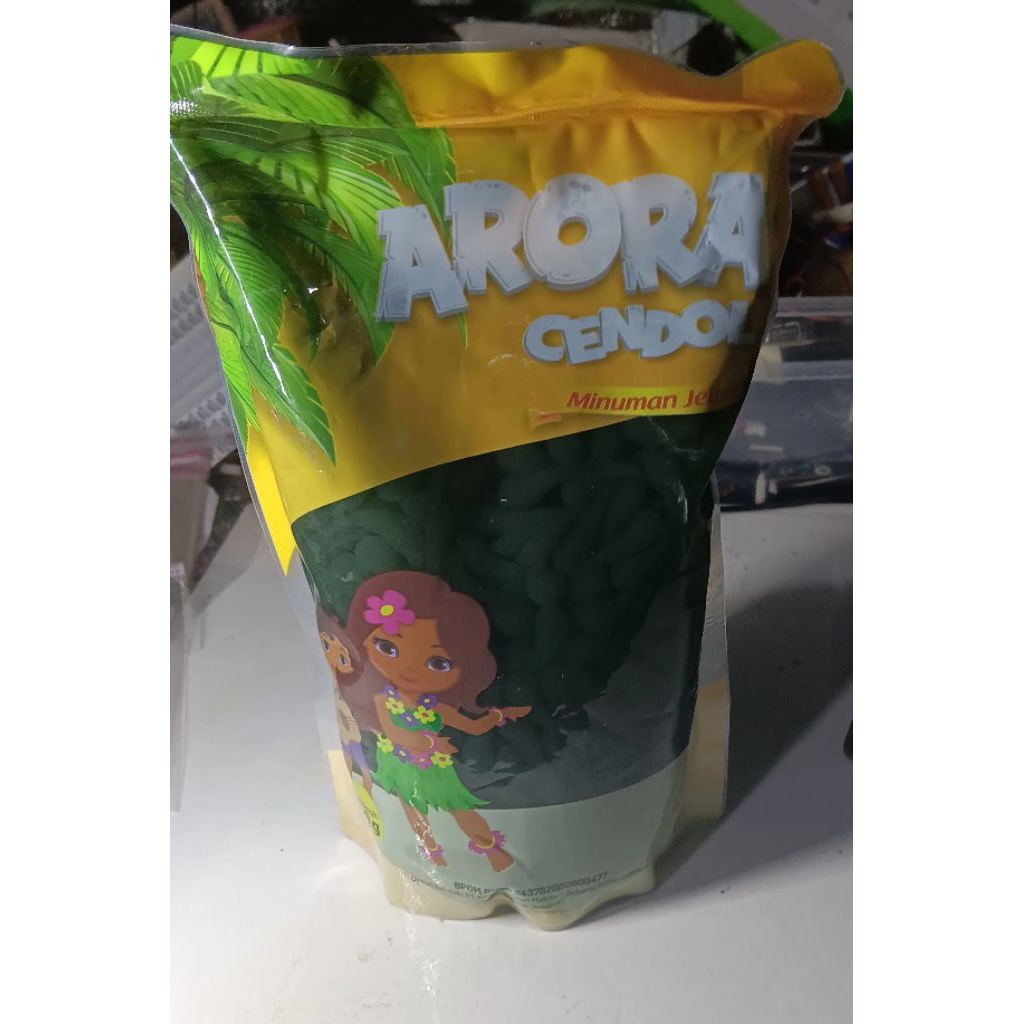 

arora cendol minuman jeli (boba) BPOM RI MD243782000600477