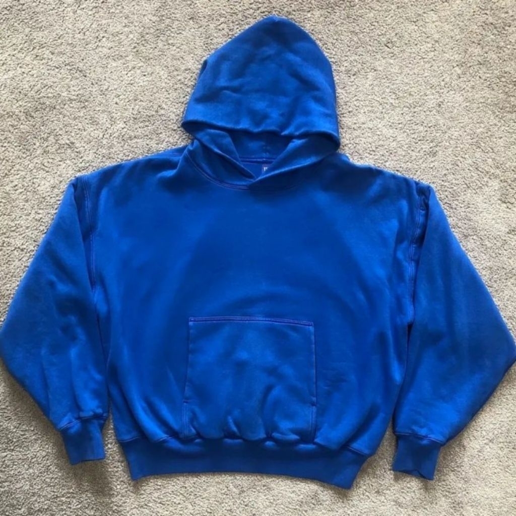 yeezy x gap blue perfect hoodie