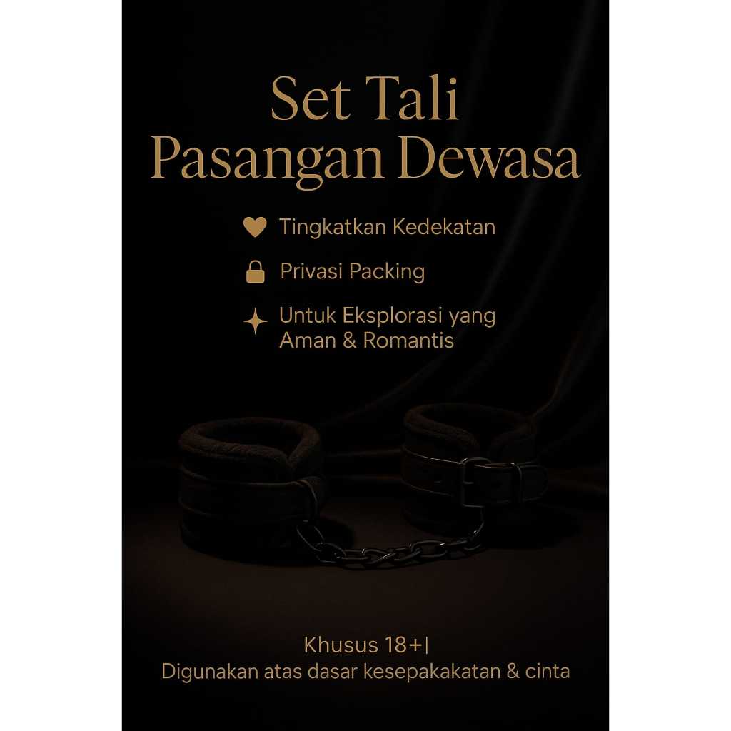 Mainan Pasangan Dewasa – Set Tali Ikat Roleplay / Hadiah Romantis