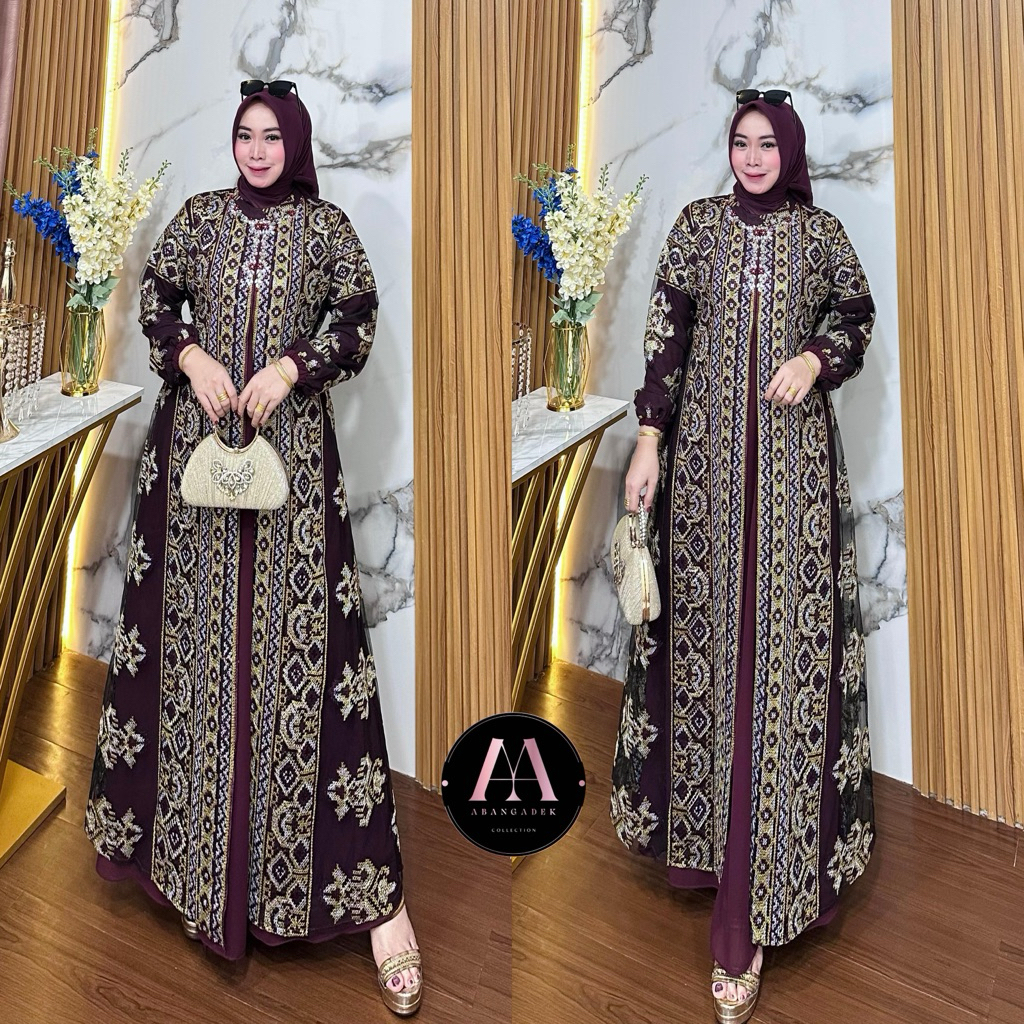 GAMIS  PREMIUM ETNIK MEWAH BY ABANG ADEK COLLECTION