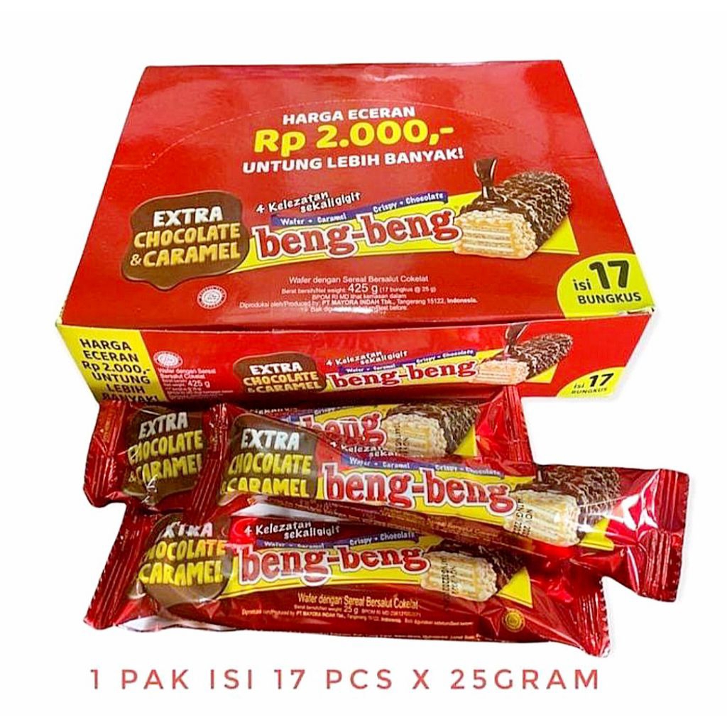

Beng-beng | 425 gr isi 17 bungkus @ 25 gr