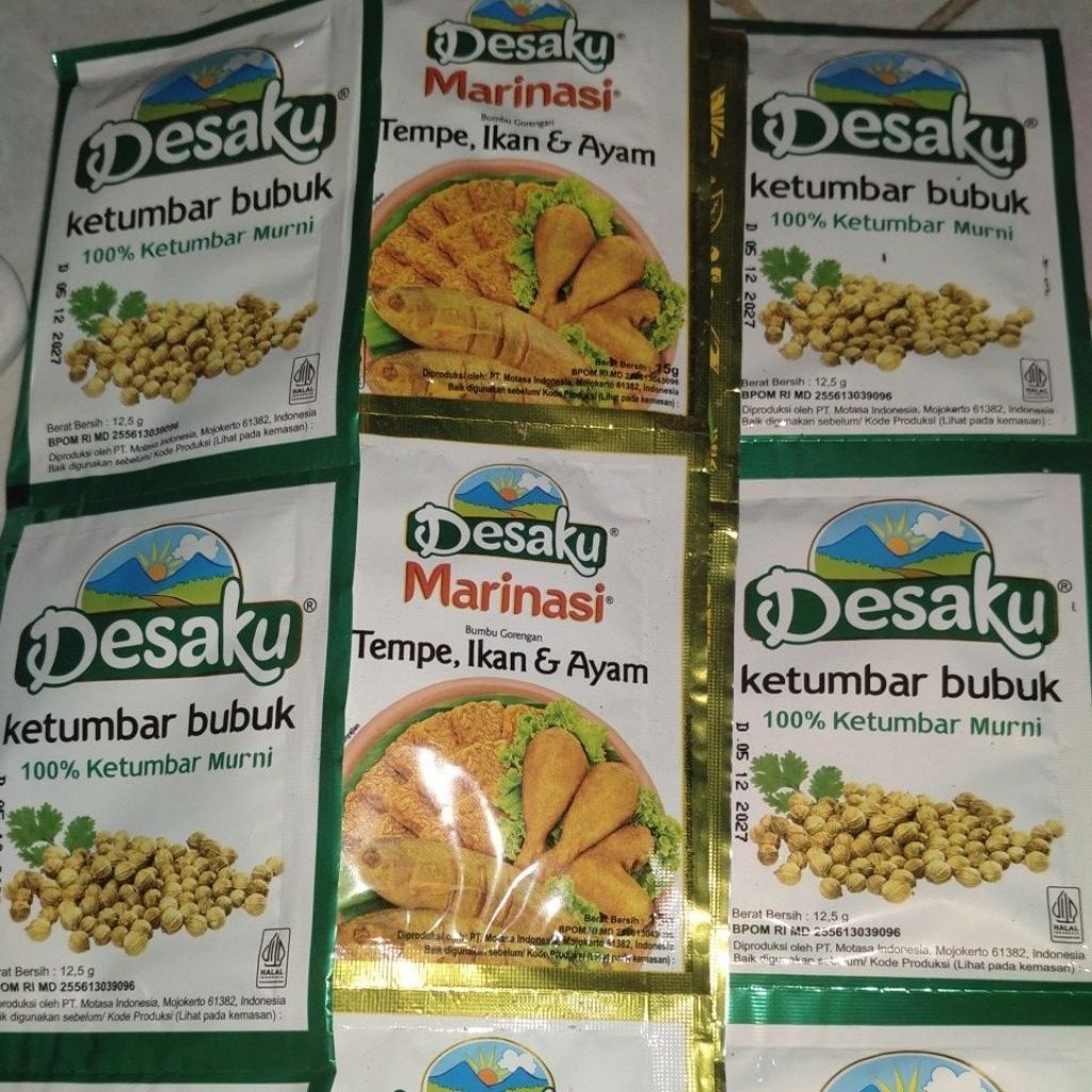 

Desaku marinasi sachet ,desaku ketumbar bubuk