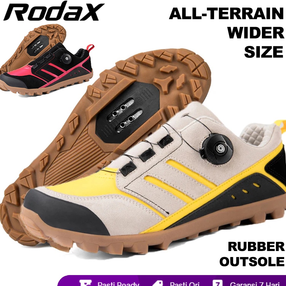 KODE R5E RodaX Gravity Dirt MTB Shred Cleat Shoes SPD Sepatu Bersepeda Downhill AM XC Enduro Freerid