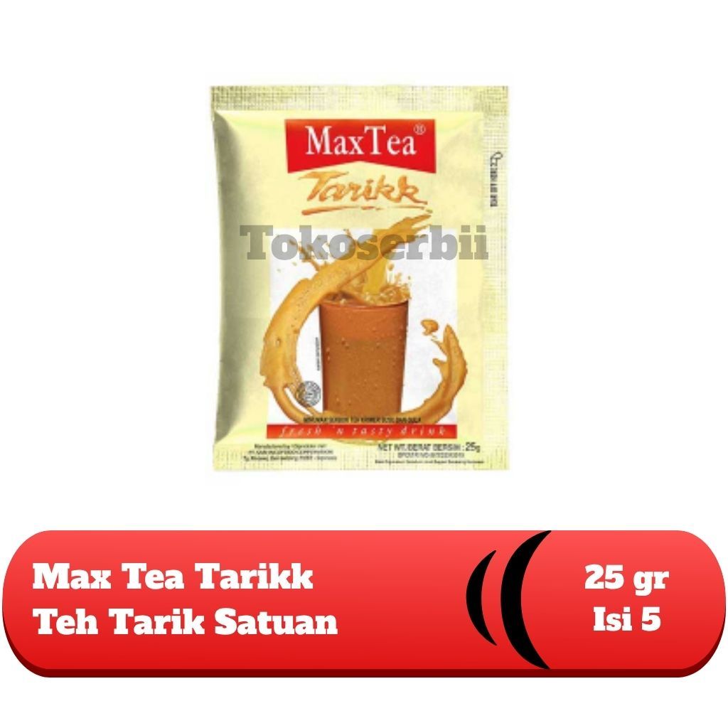 

TOKOSERBII - Maxtea Max Tea Teh Tarik 25 gr isi 5 Sachet