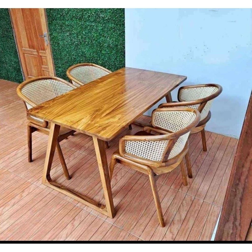 kursi makan minimalis jati jepara