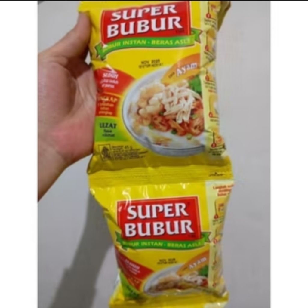 

Super Bubur Rasa Ayam 1 renceng 5 pcs
