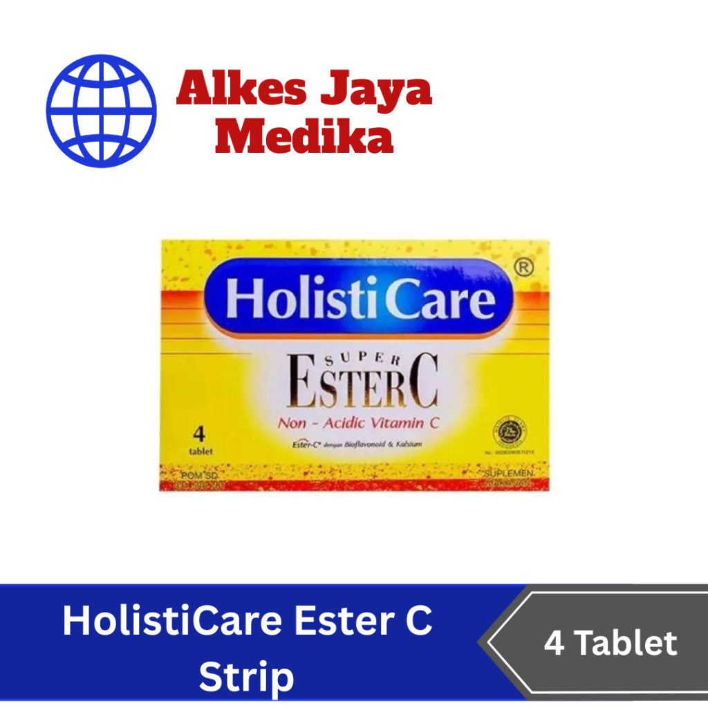 Holisticare Ester C Strip Isi 4 Tablet - Vitamin C