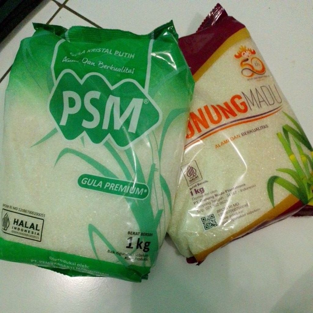 

gula pasir 1 kg merek random