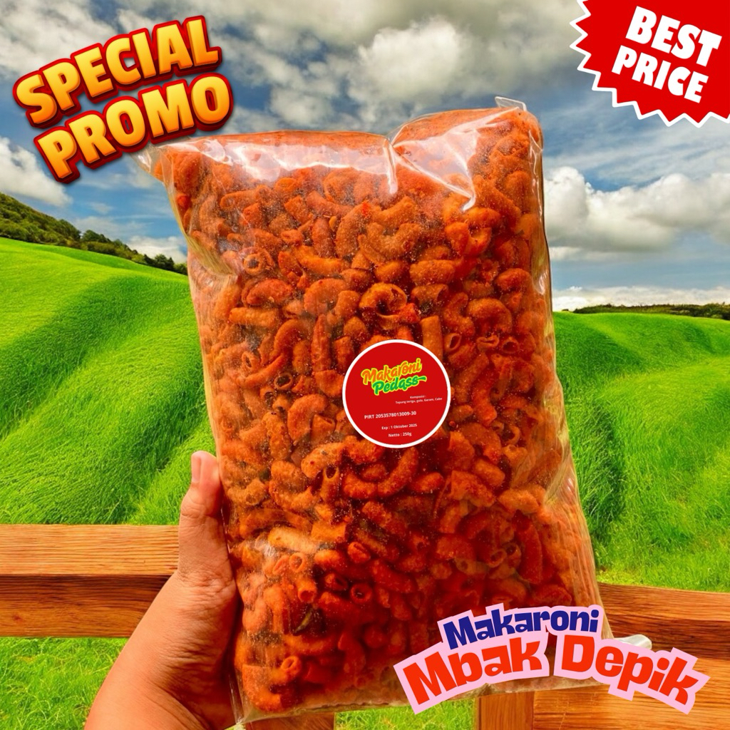 

Makaroni Pedas Extra | Makaroni 1/4kg | Makaroni kriyukk