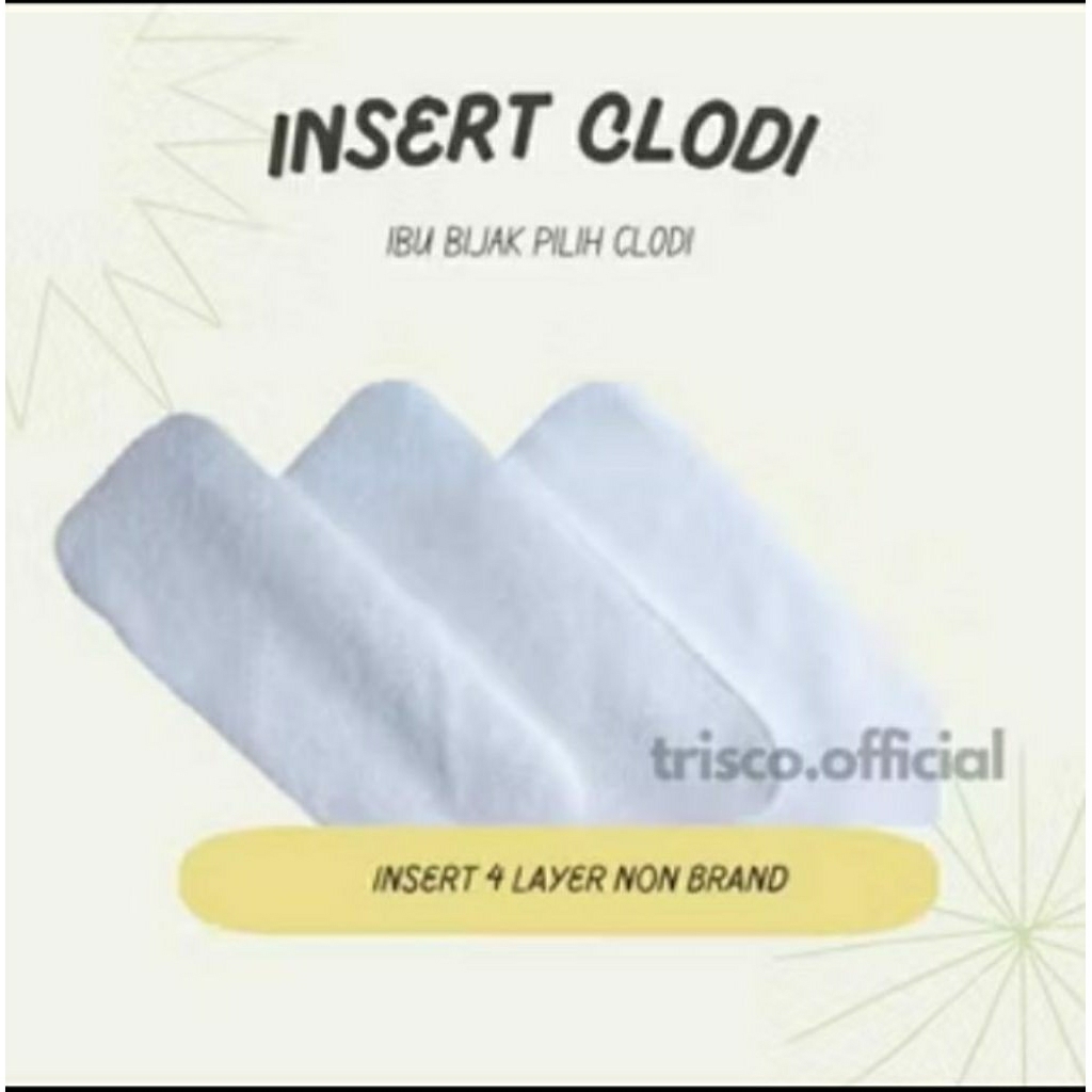 insert clodi 4 layer microfiber