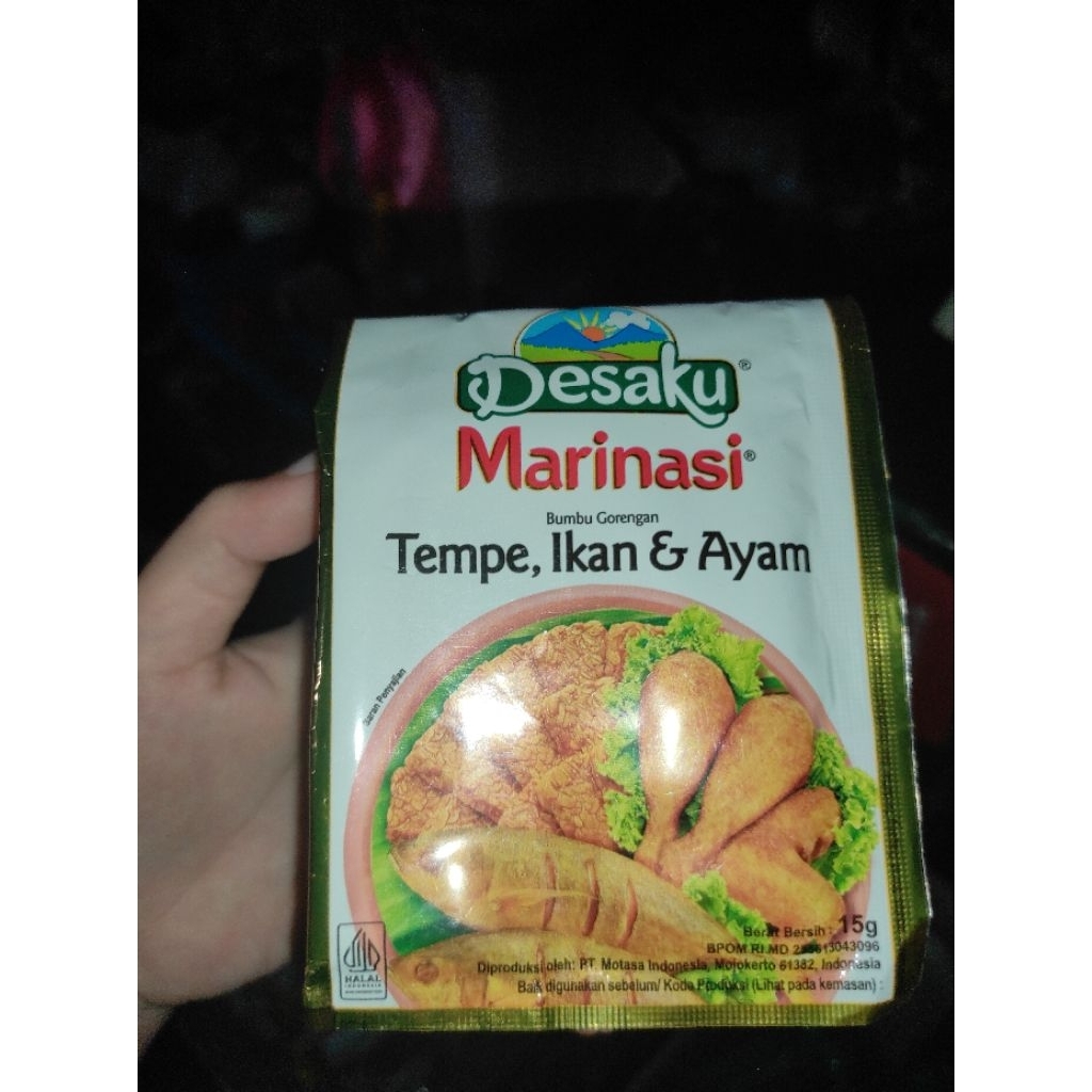 

ready bumbu desaku marinasi 15gram (baca desk)