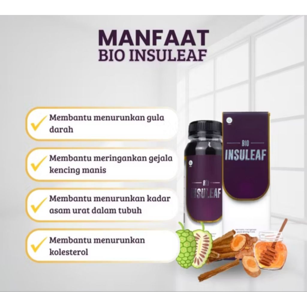 

BIO INSULEAF herbal alami atasi diabetes menurunkan gula darah Menurunkan Kadar Kolesterol Mencegah Komplikasi Diabetes⇾ Menurunkan Asam Urat dan Trigliserida