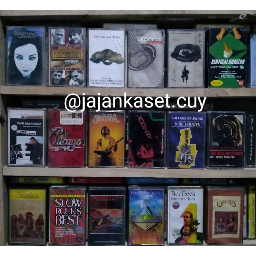 KASET PITA EVANESENCE FIREHOUSE KITARO SANTANA ROLLING STONE DIRE STREETS CHICAGO PAUL McCartney KID