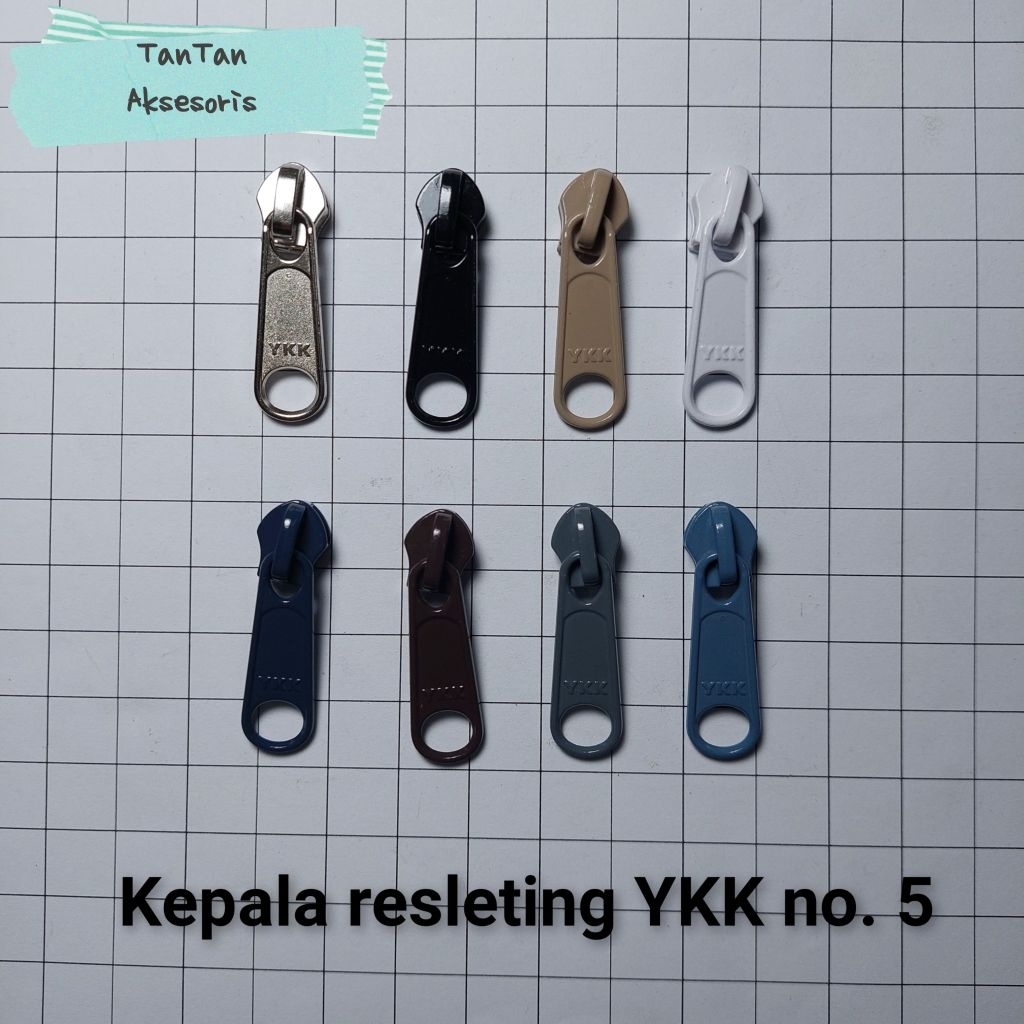 Kepala Resleting Tas Besi / Kepala Sleting / uKepala Resleting YKK no. 5