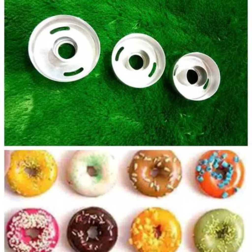 Cetakan Donat Mini Praktis bahan Aluminium