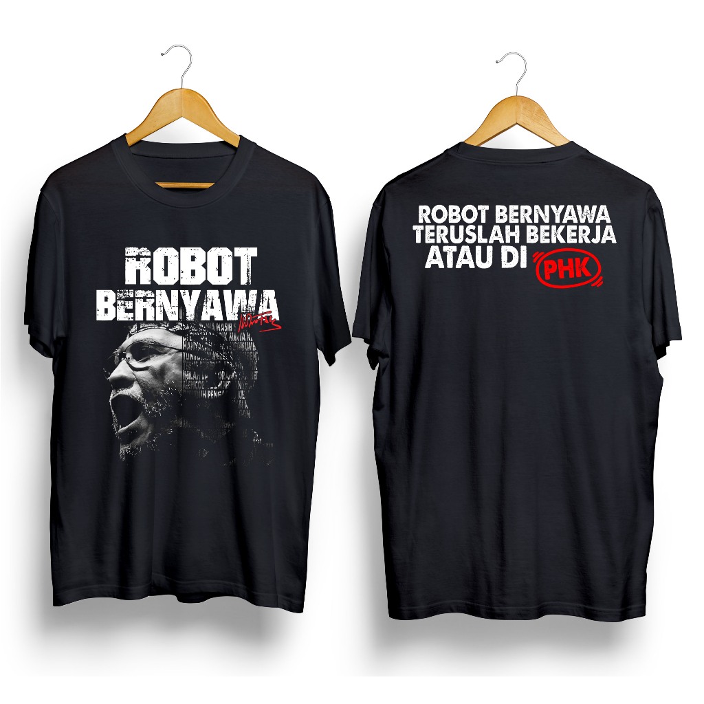 T-shirt Oblong Premium Iwan Fals Cover Album Pilihan - Kaos Iwan Fals Robot Bernyawa Tshirt Seniman 