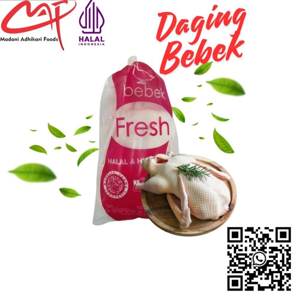 

Daging Bebek Utuh Segar Bersertifikat HALAL – Kualitas Terbaik .
