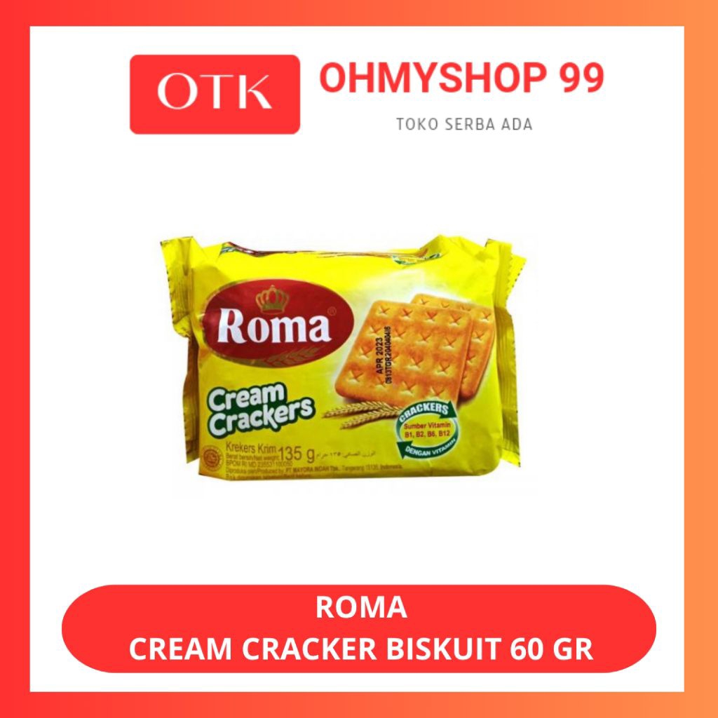 

ROMA Cream Cracker Biskuit 60gr