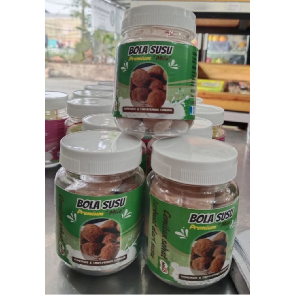 

Bola Susu Premium/Varian Milo/ Ukuran Kecil