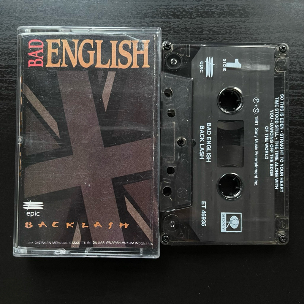 Kaset Pita - Bad English - Backlash