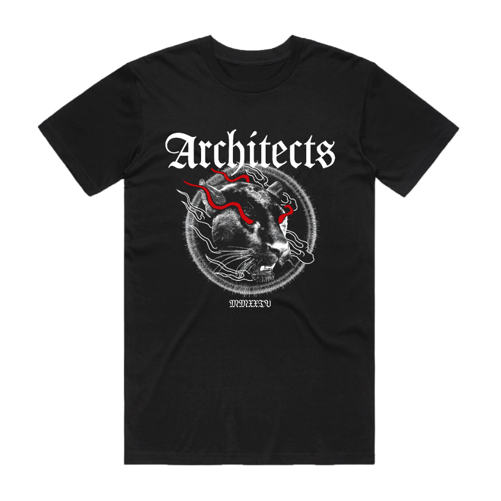 T-Shirt Architects - Black Panther | Kaos Band Architects - Black Panther