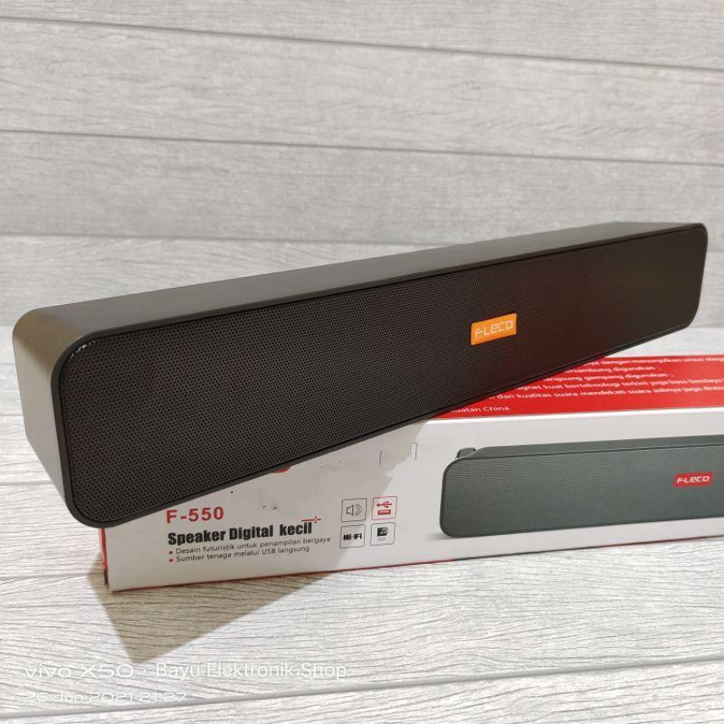 Soundbar Fleco F-550 Speaker Aktif BT USB Laptop+Komputer+HP Fleco