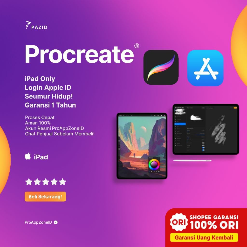 Procreate iPad iOS - Selamanya (ORIGINAL)