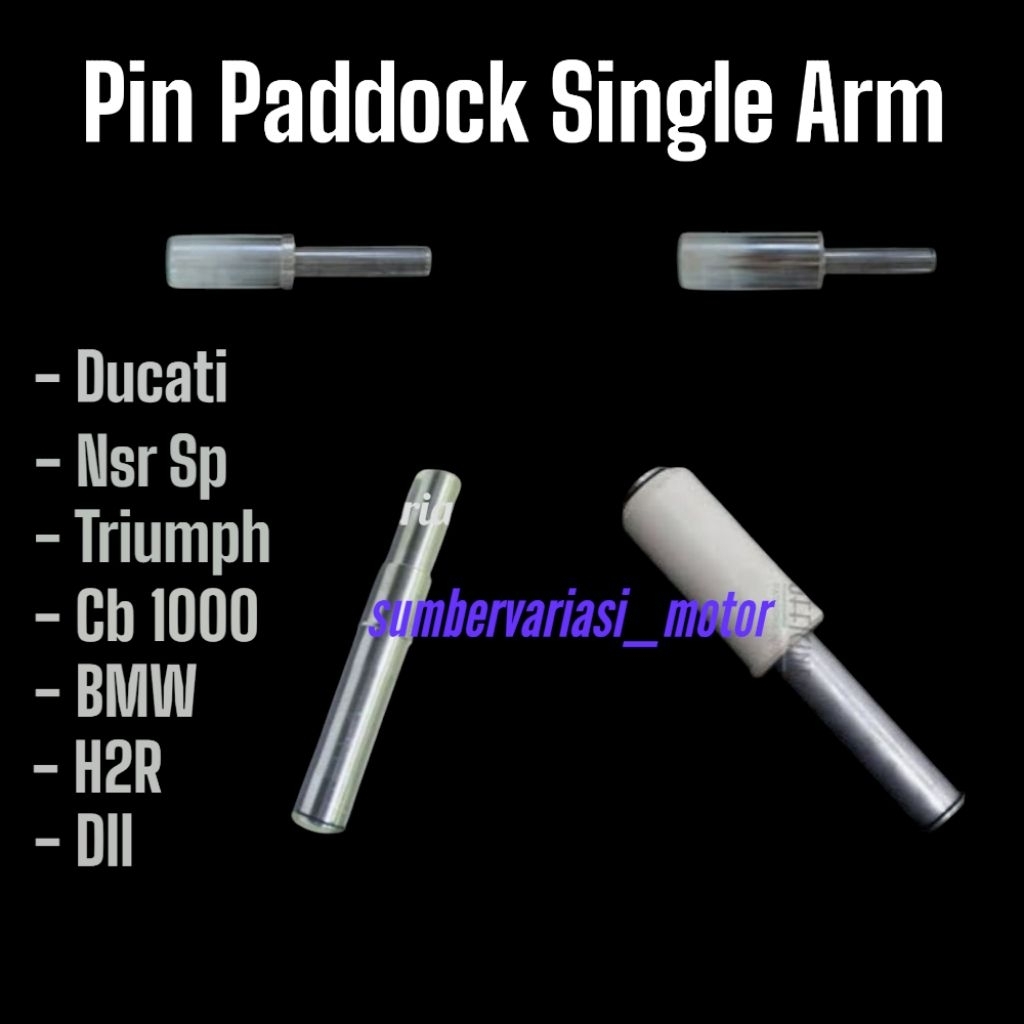Pin Paddock Mono Arm Ducati Nsr Sp Cb1000 Triump H2R Bmw Paddock Single Arm Ducati Nsr sp Bmw