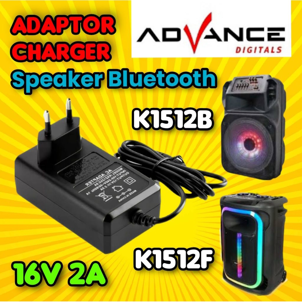 Adaptor speaker bluetooth advance 16V 2A K1512F K1512B