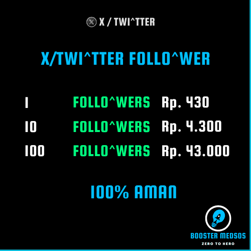 Bangun Akun X / Twitter yang Lebih Profesional dengan Follower