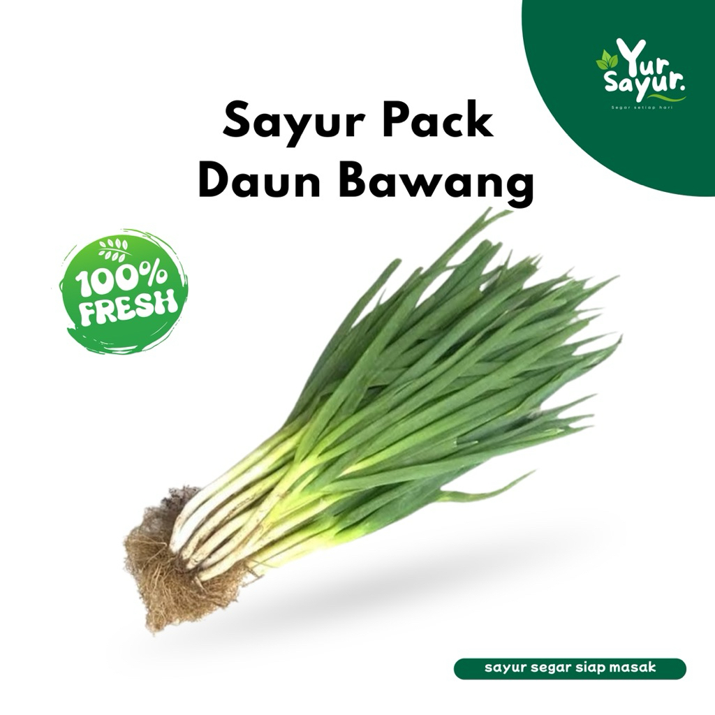 

YUR SAYUR - Daun Bawang Segar Aromatik Fresh Siap Masak