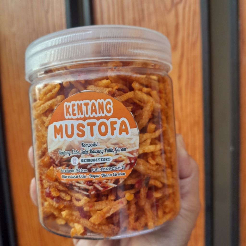 

Kentang Mustofa pedes manis toples 600 ml Dapur Qiana