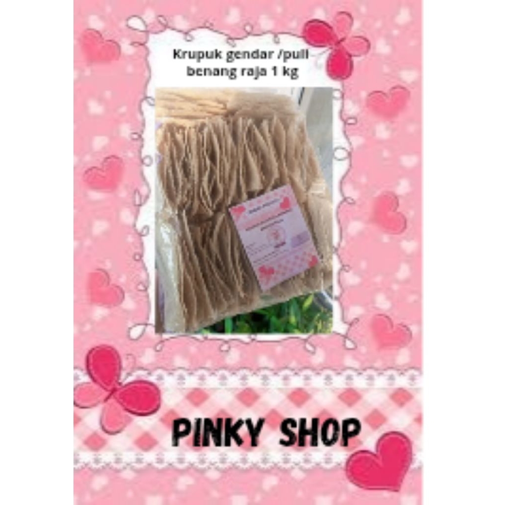 

PINKY-Krupuk puli gendar benang raja 1 kg Kaka barokah