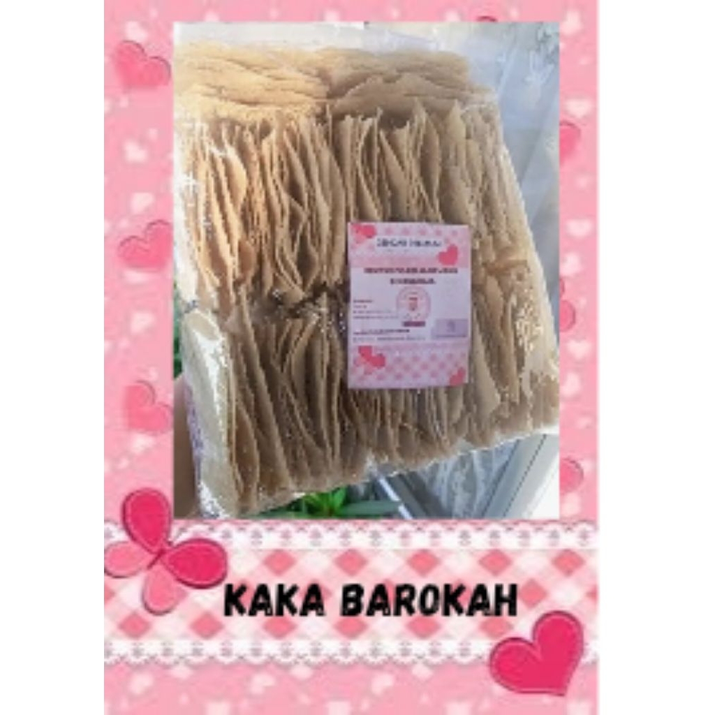 

KKB9-Krupuk gendar / puli /Karak /krupuk nasi benang raja 1 kg