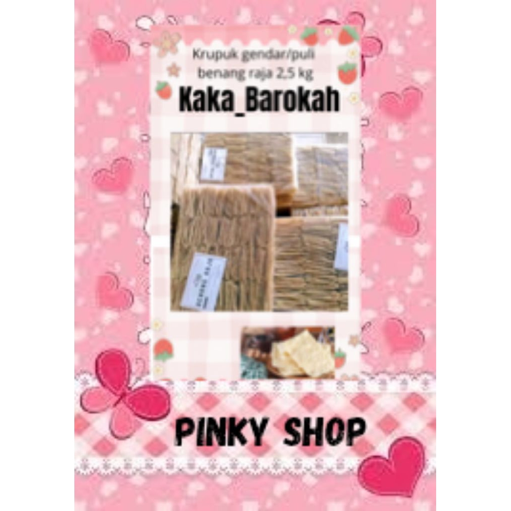 

KKB1-Krupuk gendar / puli benang raja 2,5 kg mak.3 bal/resi