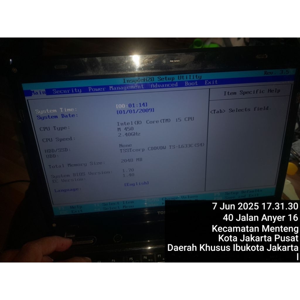 Mainboard toshiba L645 l640