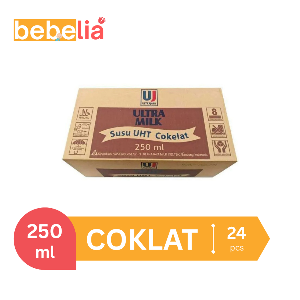 

Ultra Milk Susu UHT Coklat 250 ml 1 dus isi 24 pcs Khusus Pengiriman Standar & Kargo Free Bubble Wrap & Kardus