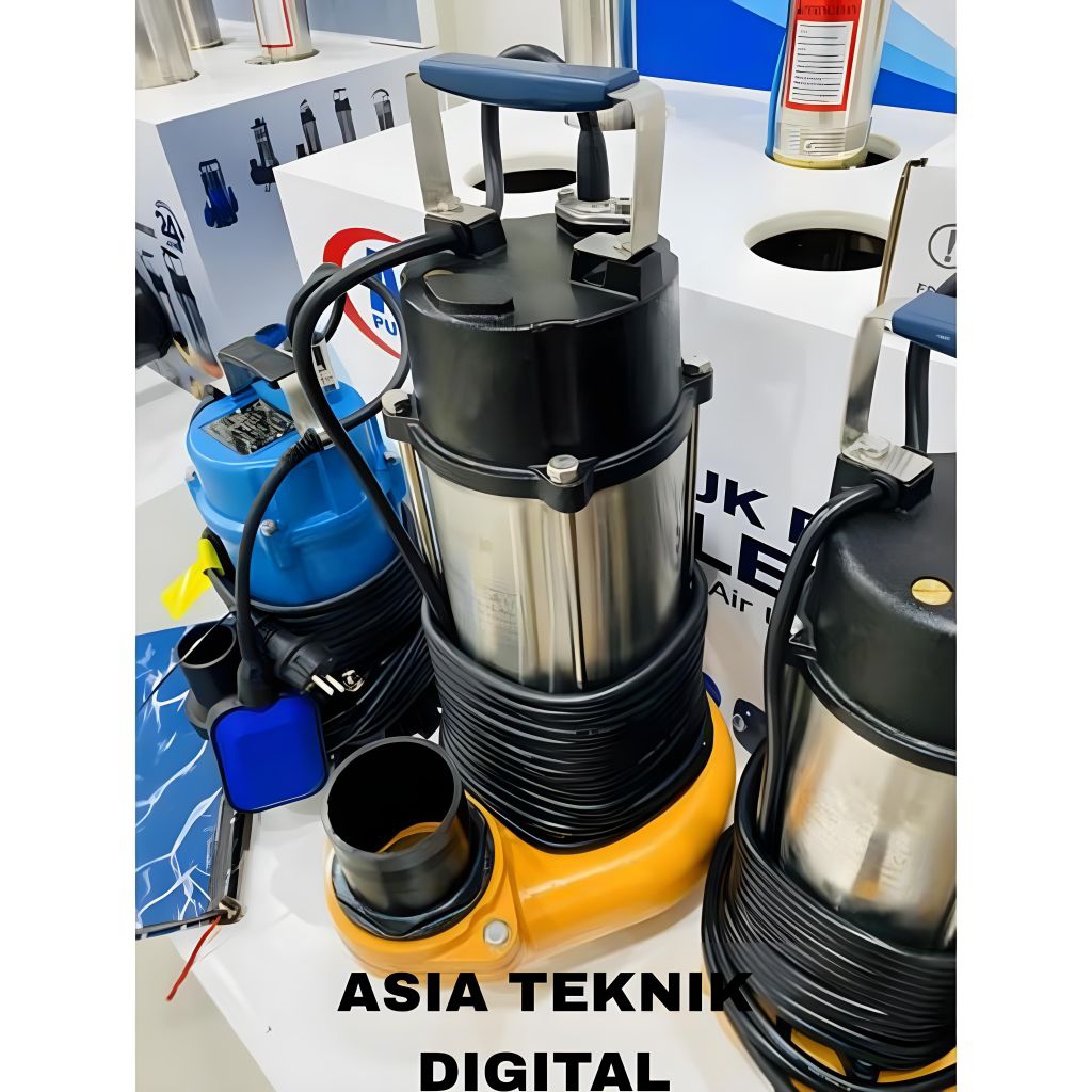 Pompa Celup Air Kotor Nasional 180Watt Submersible Pump Kuras Banjir
