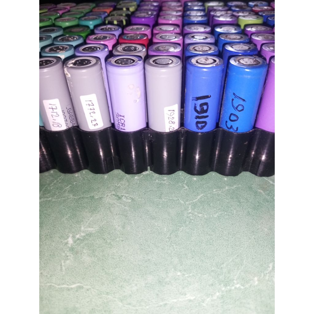 baterai18650 bekas laptop,real capaciti.