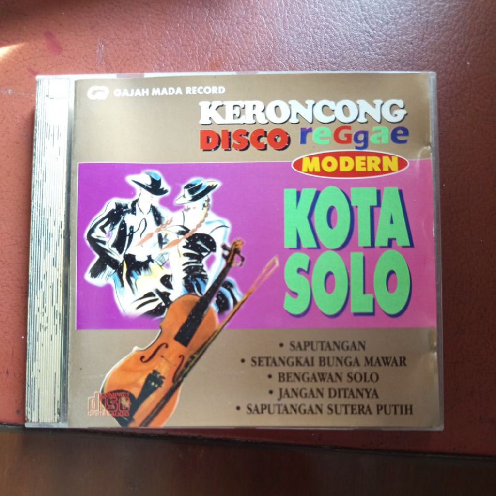 CD Musik KERONCONG DISCO REGGAE MODERN KOTA SOLO