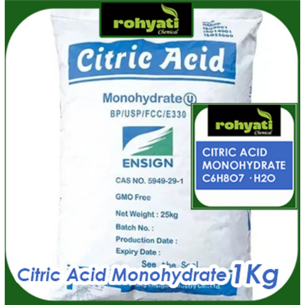 Citric Acid Monohydrate 1KG / Citric Acid Food Grade