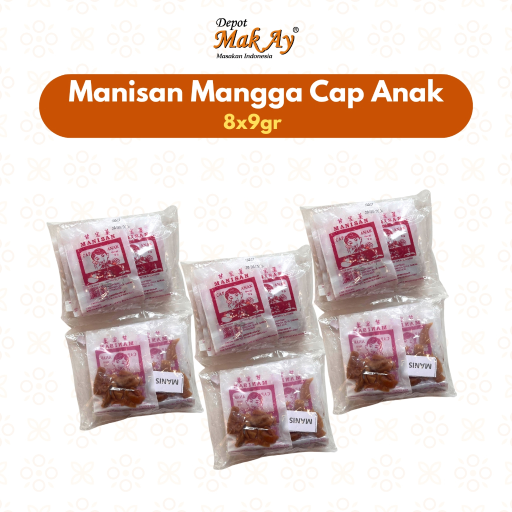 

Manisan Mangga Cap Anak 8x9gr Camilan | Jajanan | Surabaya | Snack | Makanan | Keripik | Enak | Nyamil