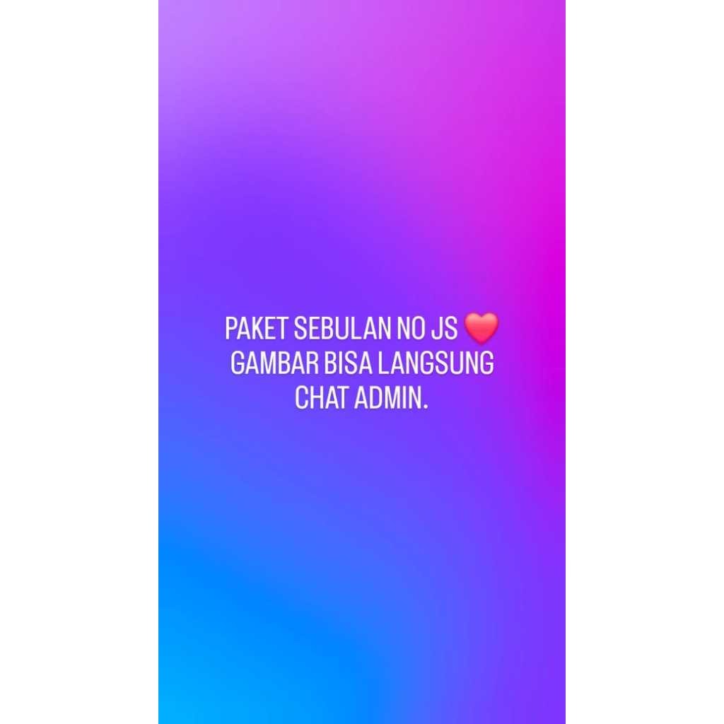 

NEW SATU BULAN TIDAK J*S