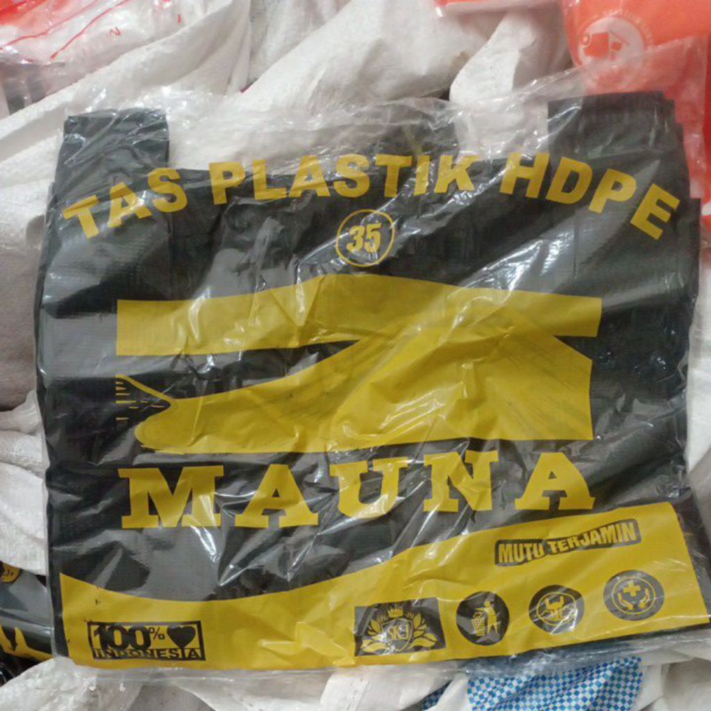 asoy kantong kresek mauna hitam ukuran 35
