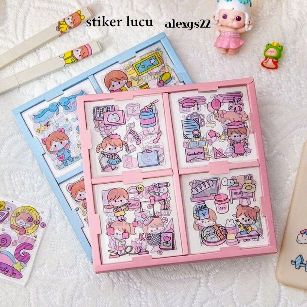 

Stiker Gadis Lucu 10 Lembar – Anti Air, DIY Dekorasi Buku HP Laptop