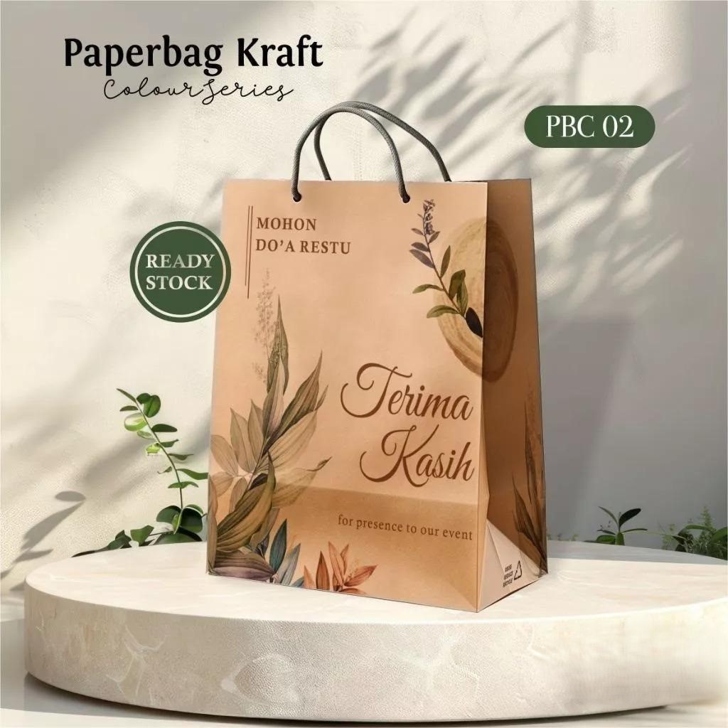 

PAPER BAG AESTHETIC – TAS SOUVENIR PERNIKAHAN – PAPERBAG PBC 02 – READY STOCK ECER