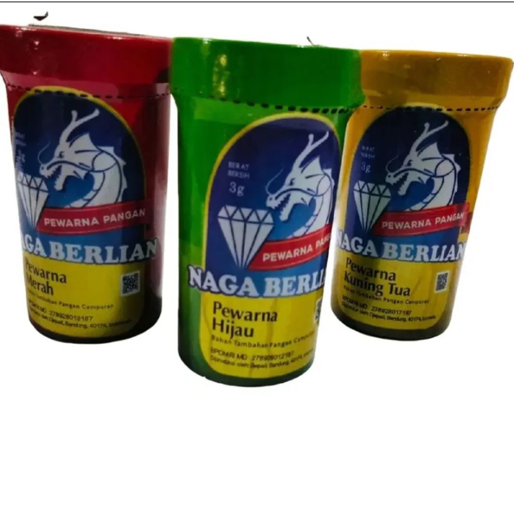 

Pewarna naga berlian 1 pak isi 12